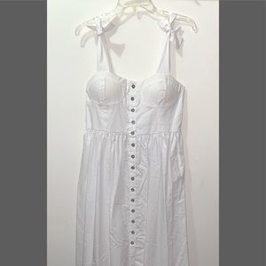 ☀️Chic Wish White Summer dress